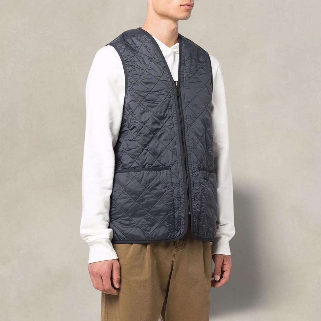 BARBOUR Gilet uomo Polarquilt Blue