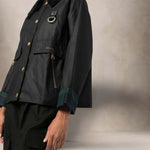 BARBOUR Giuibbotto donna Catton Wax Nero