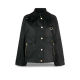 BARBOUR Giuibbotto donna Catton Wax Nero