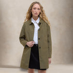 BARBOUR Impermeabile donna Babbity reversibile Verde