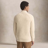 BARBOUR Maglia uomo con mezza zip Essentials Pearl