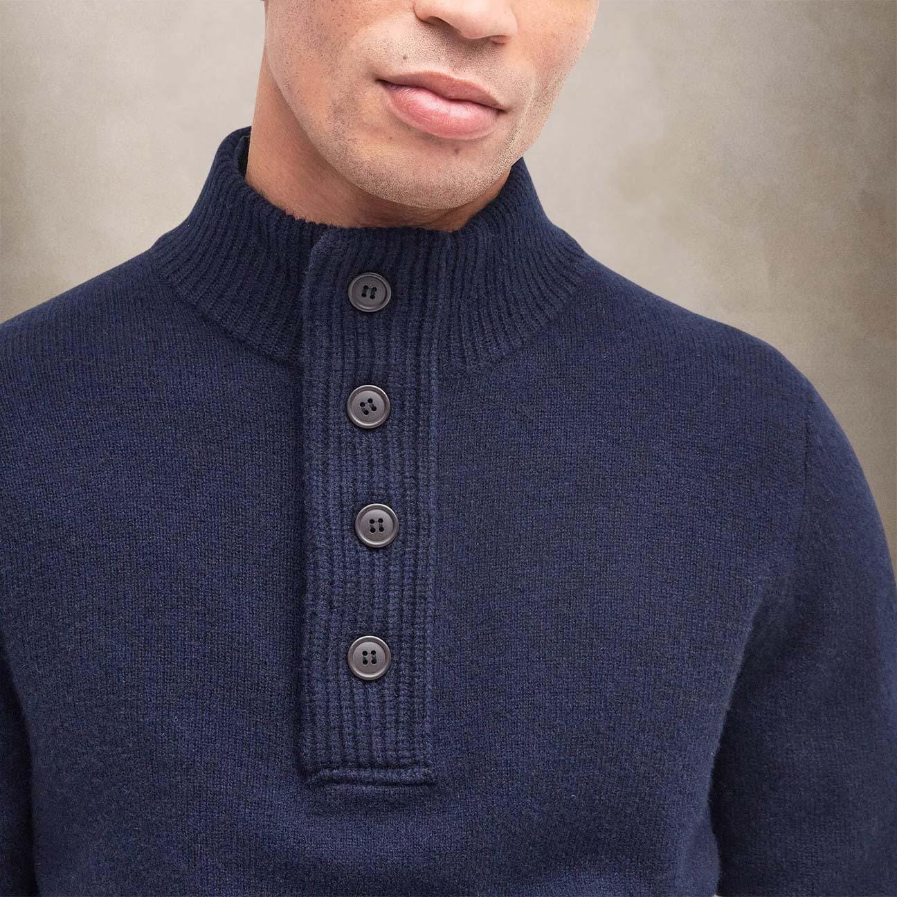 BARBOUR Maglia uomo in lana Blue