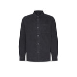 BARBOUR Overshirt washed  uomo in cotone Blue