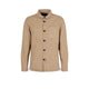 BARBOUR Overshirt washed  uomo in cotone Blue Stone