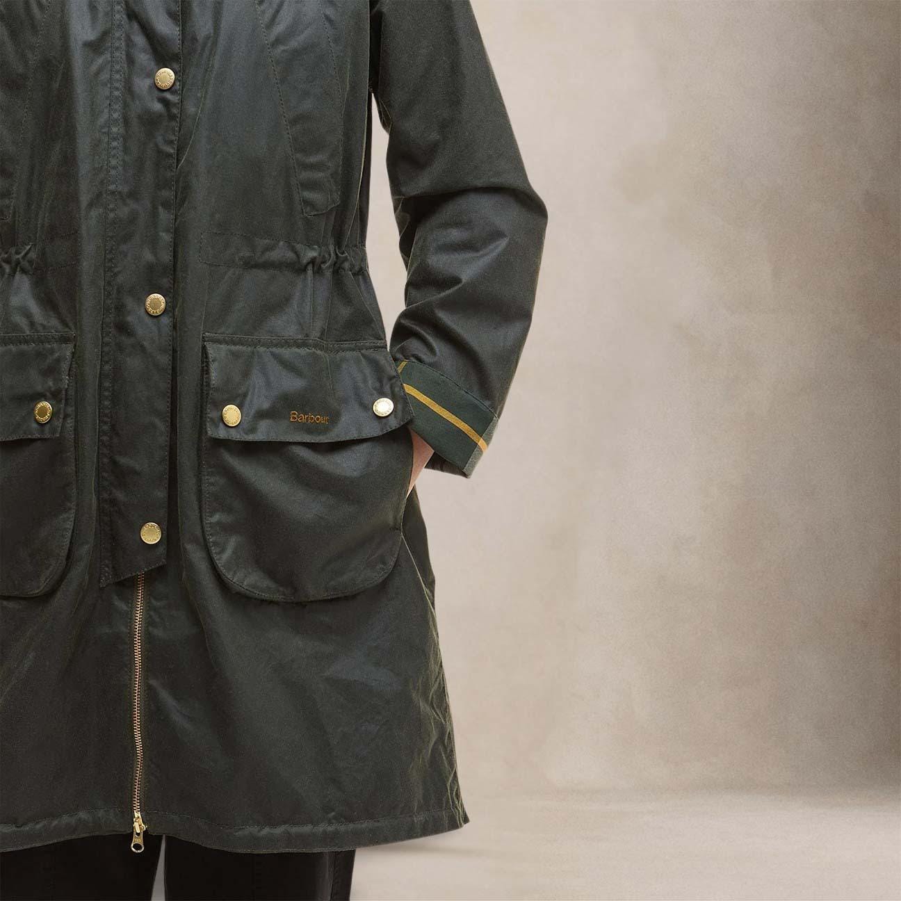 BARBOUR Parka donna Marcy Olive
