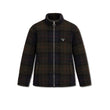 Pile Sherpa uomo con motivo tartan Shadow