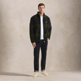 BARBOUR Pile Sherpa uomo con motivo tartan Shadow