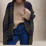 BARBOUR Scialle donna Staffin Tartan Serape Verde