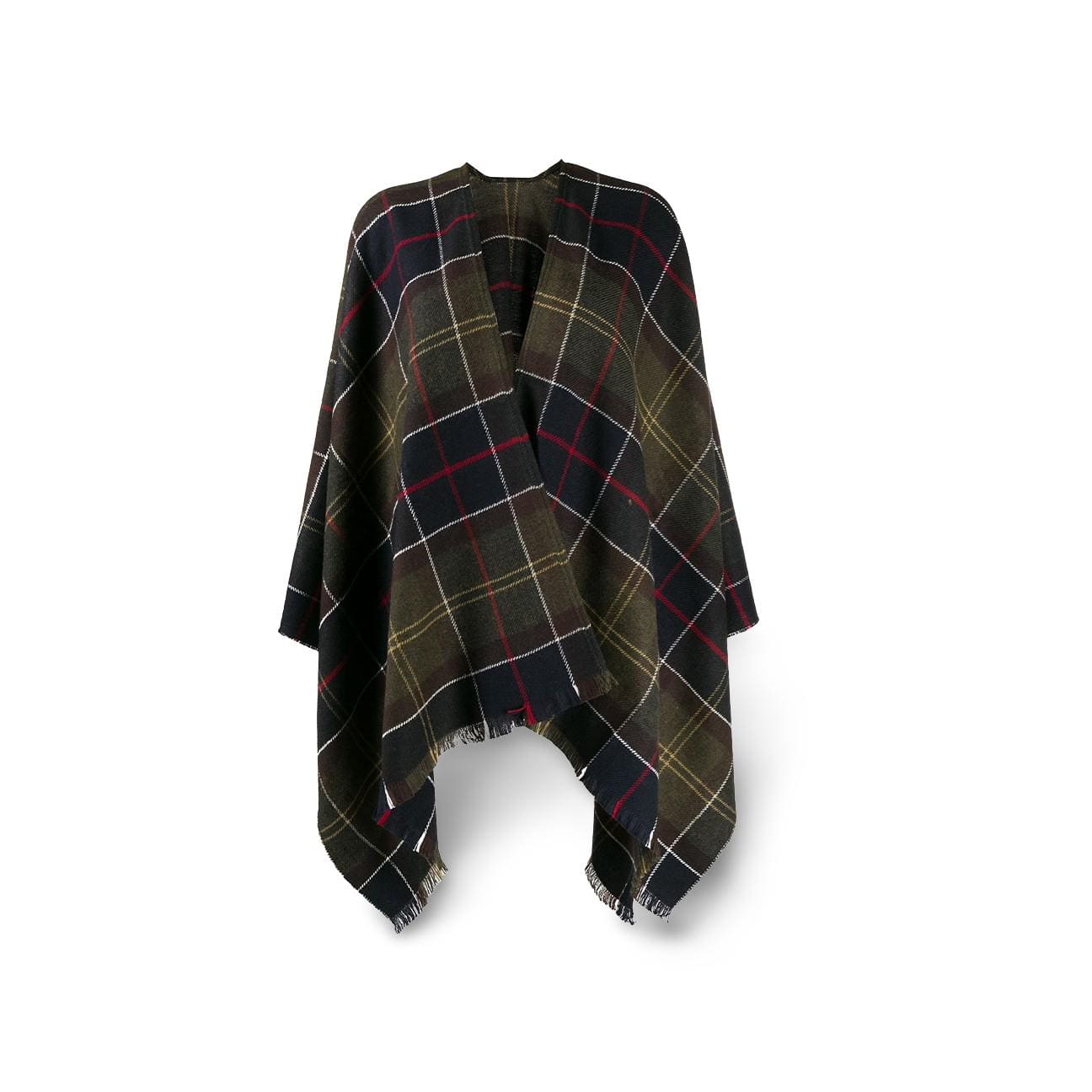 BARBOUR Scialle Staffin in Tartan Verde