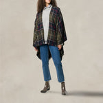 BARBOUR Scialle Staffin in Tartan Verde