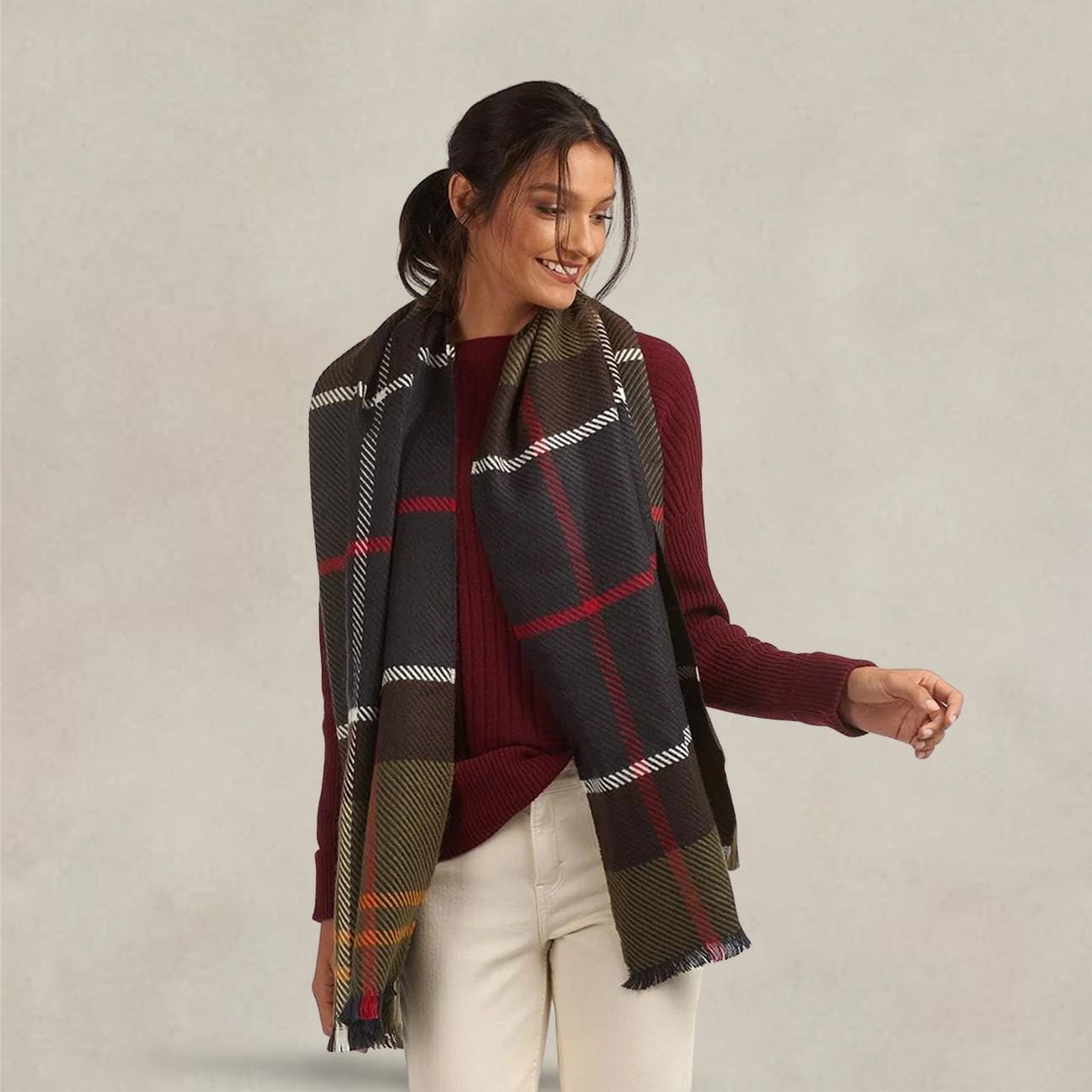 BARBOUR Sciarpa BlairTartan