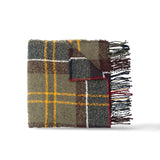 BARBOUR Sciarpa in bouclè tartan Verde