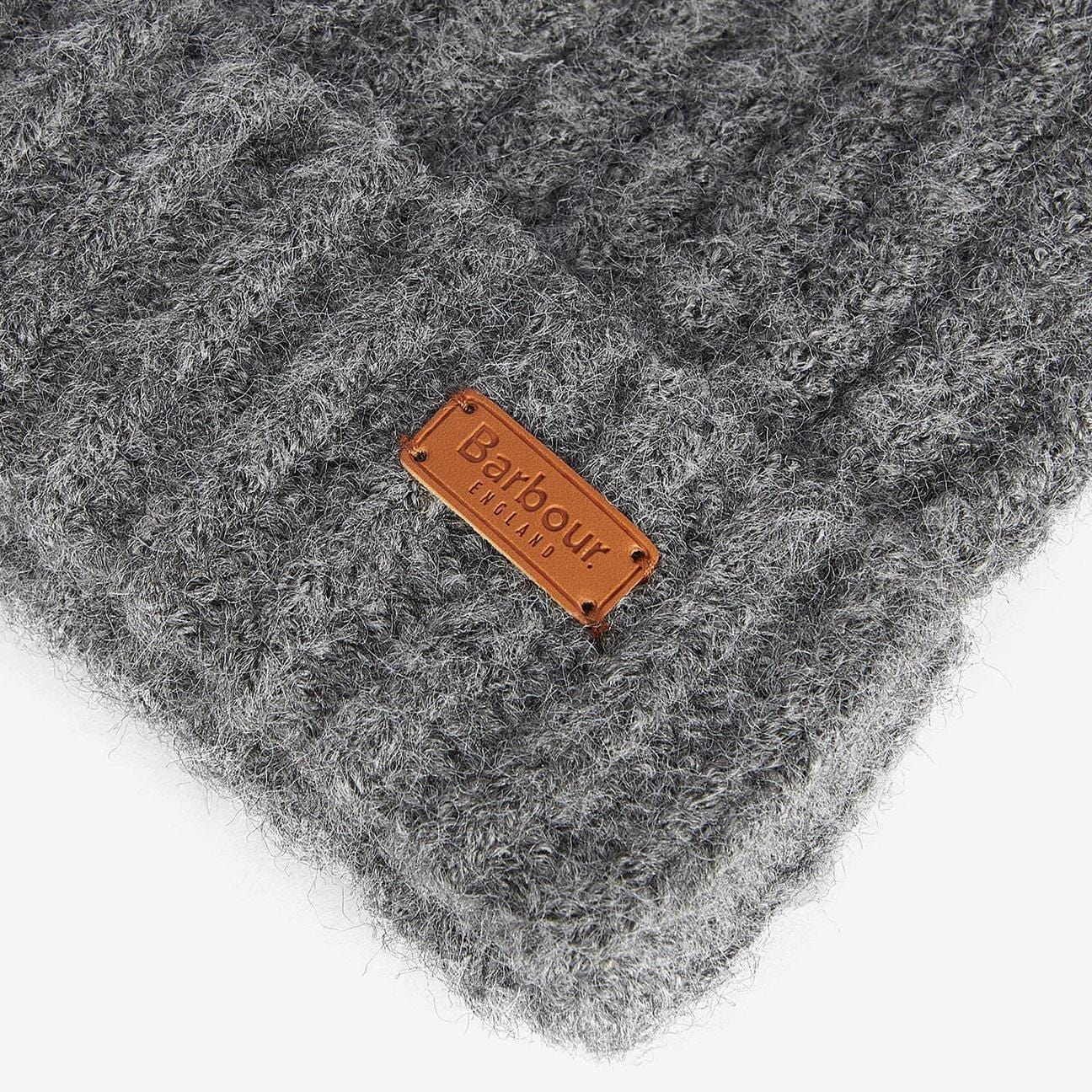 BARBOUR Set regalo berretto e sciarpa tartan Saltburn Grey