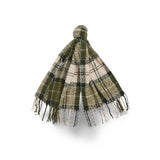BARBOUR Set regalo berretto e sciarpa tartan Saltburn Loden