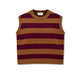 BE YOU Gilt donna in casjìhmere a righe Merlot Cannella