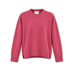 BE YOU Maglia donna girocollo in cashmere Lampone