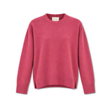 BE YOU Maglia donna girocollo in cashmere Lampone