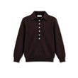 Polo donna in cashmere Marrone