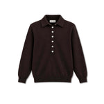 BE YOU Polo donna in cashmere Marrone