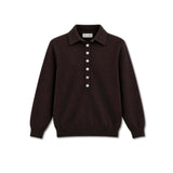 BE YOU Polo donna in cashmere Marrone