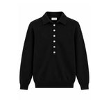 BE YOU Polo donna in cashmere Nero