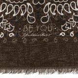BE YOU Stola Bandana grande Marrone