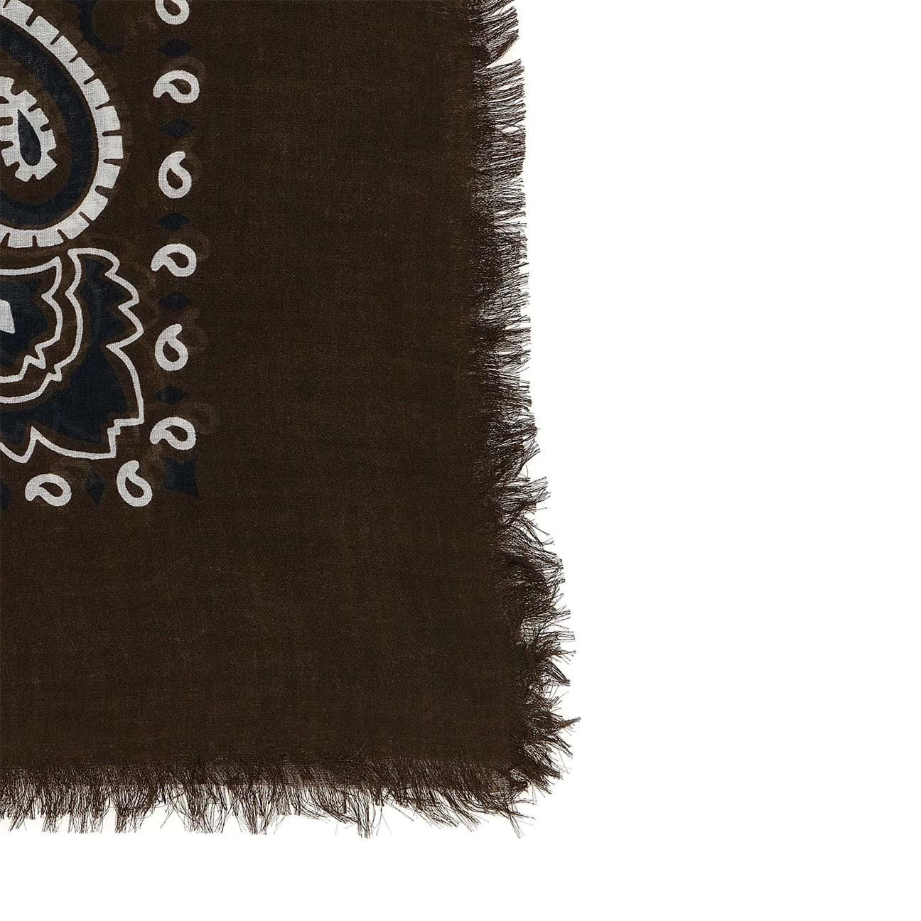 BE YOU Stola Bandana grande Marrone