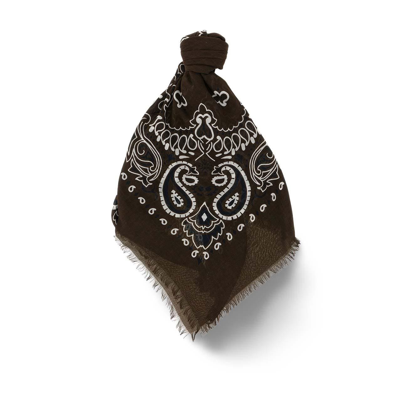 BE YOU Stola Bandana grande Marrone