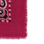 BE YOU Stola Bandana grande Verde Rosso