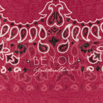 BE YOU Stola Bandana grande Verde Rosso