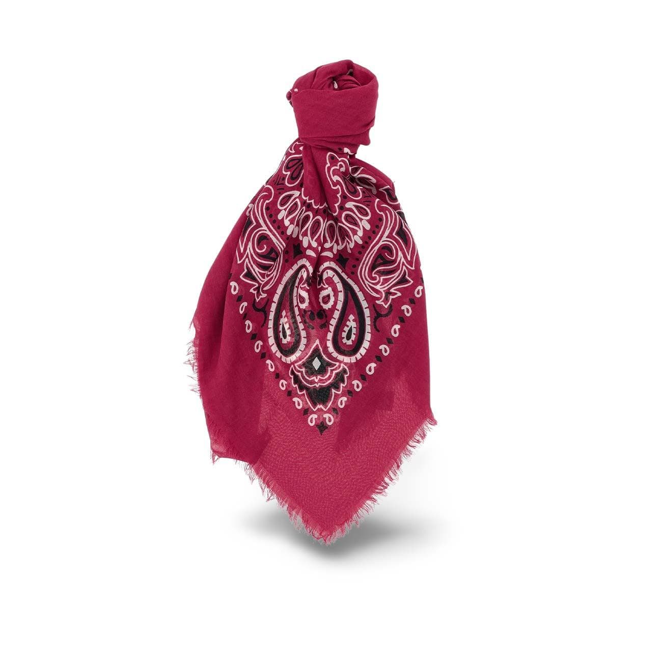 BE YOU Stola Bandana grande Verde Rosso