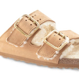 BIRKENSTOCK Arizona Bold Shearling Cognac