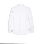 BL'KER Camicia uomo in piquet Bianco