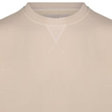 BL'KER Felpa da uomo girocollo Avorio