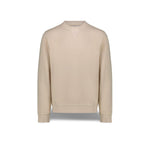 BL'KER Felpa da uomo girocollo Avorio