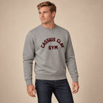 BL'KER Felpa uomo con grafica Grigio