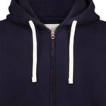 BL'KER Felpa uomo con zip e cappuccio Blue