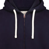 BL'KER Felpa uomo con zip e cappuccio Blue