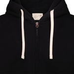 BL'KER Felpa uomo con zip e cappuccio Nero