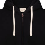 BL'KER Felpa uomo con zip e cappuccio Nero