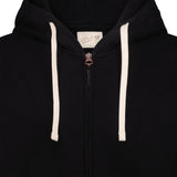 BL'KER Felpa uomo con zip e cappuccio Nero