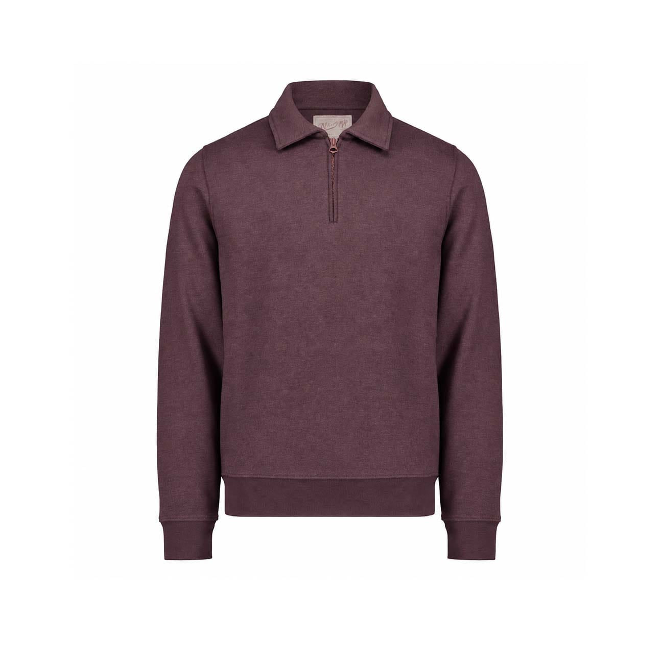 BL'KER Felpa uomo Maryland in cotone Bordeaux