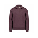 BL'KER Felpa uomo Maryland in cotone Bordeaux