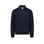 BL'KER Felpa uomo Stanford in cotone Blue Indigo