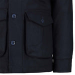 BL'KER Field Jacket uomo  in lana Blue