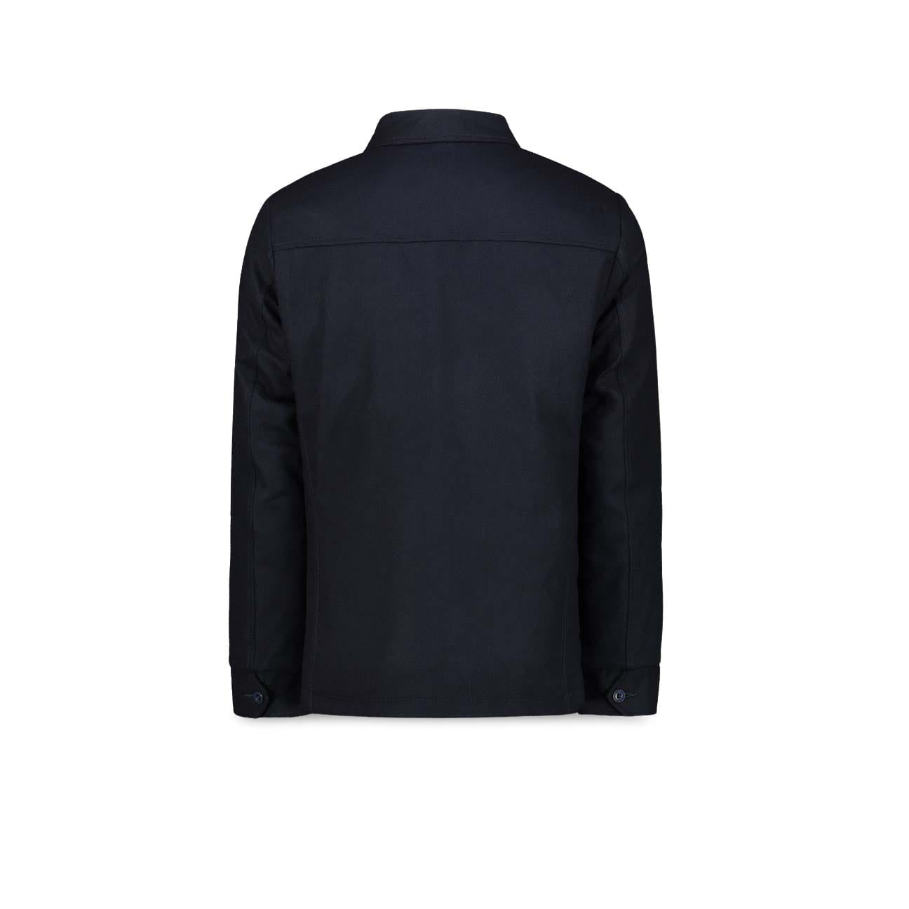 BL'KER Field Jacket uomo  in lana Blue