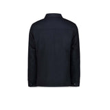 BL'KER Field Jacket uomo  in lana Blue