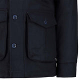 BL'KER Field Jacket uomo  in lana Blue