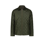 BL'KER Giacca uomo reversibile Elk in lana Donegal Verde Militare