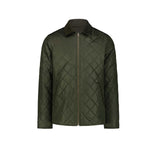 BL'KER Giacca uomo reversibile Elk in lana Donegal Verde Militare